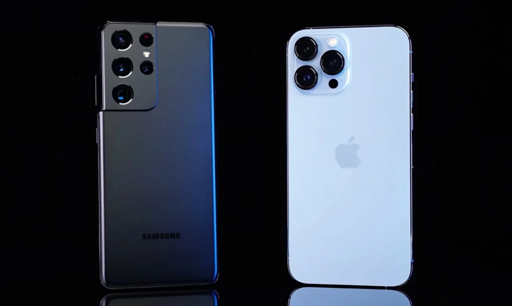 iPhone 13 vs Samsung S21 ultra